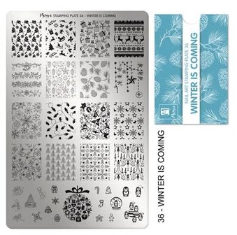 Stamping Plate 36 Winter is Coming