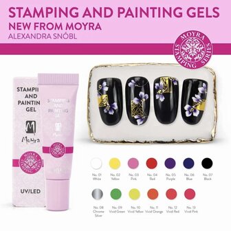 Stamping and Painting Gel 05 Purple