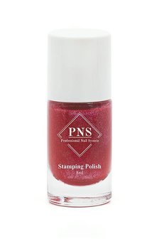 Stamping Polish 34 Rood Glitter