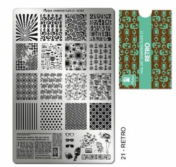 Stamping Plate 21 Retro