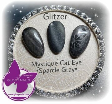 Mystique Cat Eye Sparkle Grey