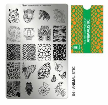 Stamping Plate 04 Animalistic