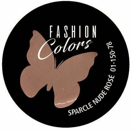 Fashion Color Sparkle Nude Rose